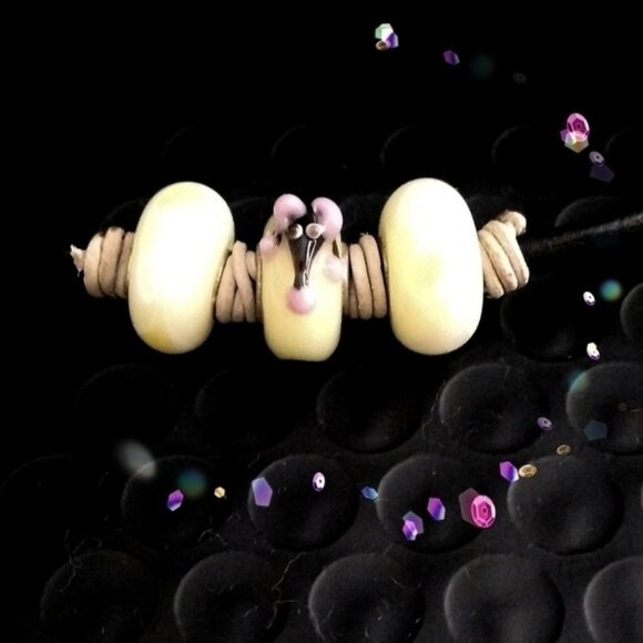 Mouse + Rat Aficionados! Handmade Lampwork Bracelet - Your Length 6-8" - Picture 1 of 8